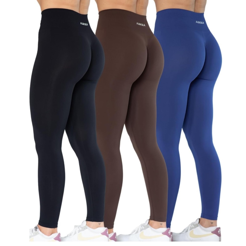 3 pack of AUROLA Dream Collection Workout Leggings